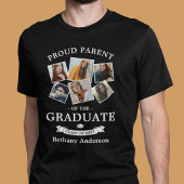 卒業フォトコラージュTシャツ 誇り高き親 Tシャツ