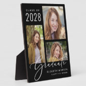 卒業フォトスクリプトブラック フォトプラーク (側面)