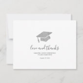 卒業フォトスクリプト2025グラードキャップ サンキューカード (正面)