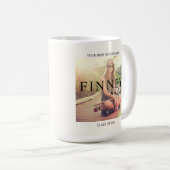 卒業フォト文字オーバーレイ コーヒーマグカップ (正面右)