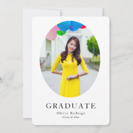 卒業フォーマルパーティー招待状 | はっきりした&エレガント 招待状