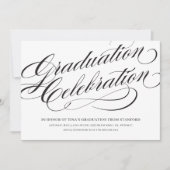 卒業フォーマル会 招待状 (正面)