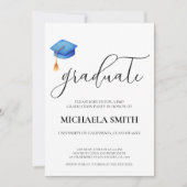 卒業フォーマル優等博士課程修了会 招待状 (正面)