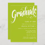 卒業フォーマル党 招待状 (正面/裏面)