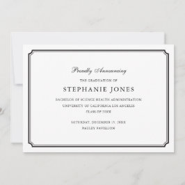 卒業フォーマル発表 招待状