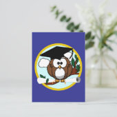 卒業フクロウ学園カラーズブルー 案内ポストカード (スタンド正面)