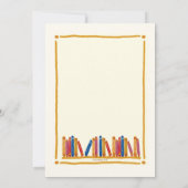 卒業フクロウ招待状 招待状 (裏面)