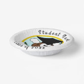 卒業フクロウ ペーパーボウル (傾斜あり)