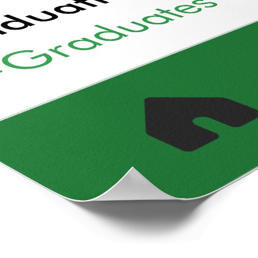 卒業フレームパーティー小道具フォトブース ポスター (角)