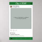 卒業フレームパーティー小道具フォトブース ポスター (正面)