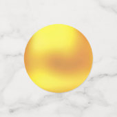 卒業ブラックキャップ&金ゴールドテーブル紙吹雪 コンフェッティ (スモール正面)