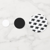 卒業ブラックタッセルキャップ コンフェッティ (裏面)