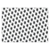 卒業ブラックタッセルキャップ テーブルクロス (正面(横))