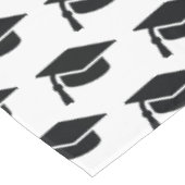 卒業ブラックタッセルキャップ テーブルクロス (アングル)