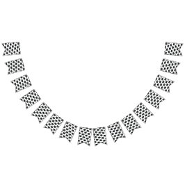 卒業ブラックタッセルキャップ バンティングフラッグ