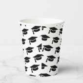 卒業ブラックタッセルキャップ 紙コップ (右)
