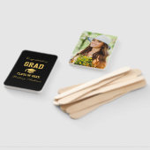 卒業ブラック金ゴールド大学院写真長 ハンドファン (組立なし)