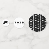 卒業ブラック&ホワイト コンフェッティ (裏面)