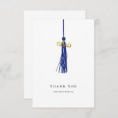 卒業ブルータッセルカスタム サンキューカード (正面/裏面)