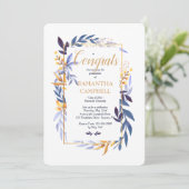 卒業ブルーツー招待状 招待状 (スタンド正面)