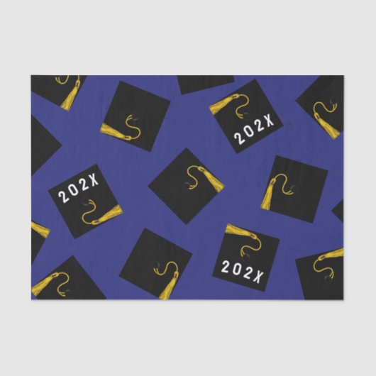 卒業ブルーティッシュペーパー 薄葉紙 (正面)