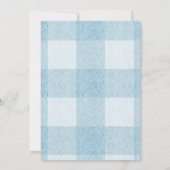 卒業ブルーホワイトプライド黒グラッドキャップ卒業証書 案内状 (裏面)