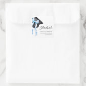 卒業ブルーボウコケット スクエアシール (バッグ)