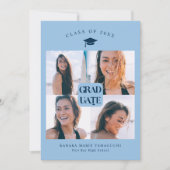 卒業ブルーボックス 案内状 (正面)