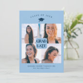 卒業ブルーボックス 案内状 (スタンド正面)