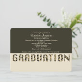 卒業プライド招待状 招待状 (スタンド正面)