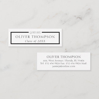 卒業プロフェッショナルネットワーク スキニー名刺