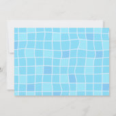 卒業プールパーティ 招待状 (裏面)