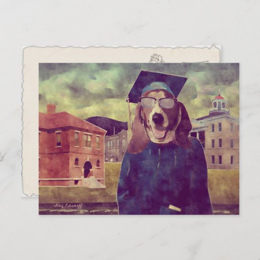 卒業ベースセットはがき 案内ポストカード (正面/裏面)