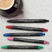 卒業ペンおめでとうございます 黒ボールペン