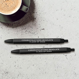 卒業ペンおめでとうございます 黒ボールペン