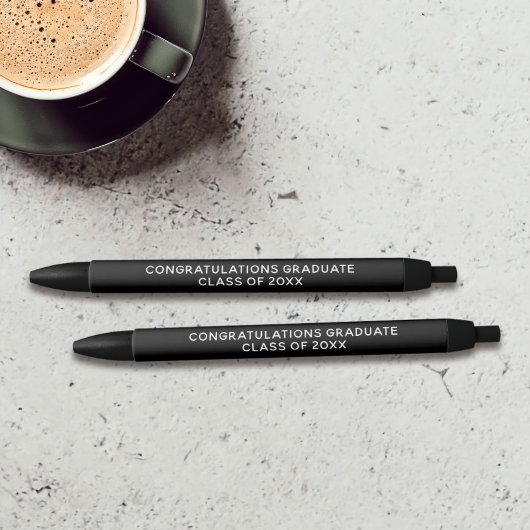 卒業ペンおめでとうございます 黒ボールペン