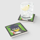 卒業ペンギン ストーンコースター (横)