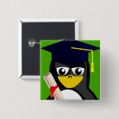 卒業ペンギン 缶バッジ (正面&裏面)