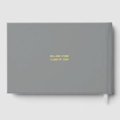 卒業ホイルユニークゲストブック ゲストブック (裏面)