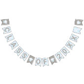 卒業ホワイトオパールパーティーシンボルや象徴クラス バンティングフラッグ (全)