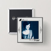 卒業ボタンは写真1の灰色を加えます 缶バッジ (正面&裏面)