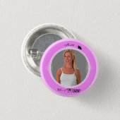 卒業ボタンは写真3のピンクを加えます 缶バッジ (正面&裏面)