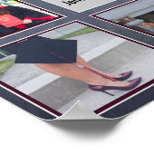 卒業ポスター写真を追加ウォールアートシャルボード ポスター (角)