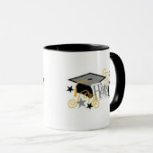 卒業マグ「脱帽」 マグカップ (正面右)