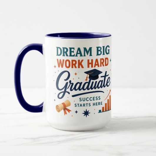 卒業マグ – 15 ozコンボMug for Grads マグカップ (左)