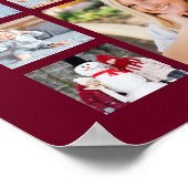 卒業マルーン35フォトコラージュグラードキープサケ ポスター (角)