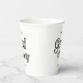 卒業ミニマルパーティーレトロ 紙コップ (右)