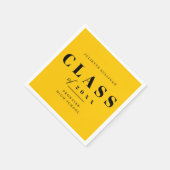 卒業ミニマル会 スタンダードカクテルナプキン (角)