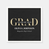 卒業ミニマル会 スタンダードカクテルナプキン (正面)