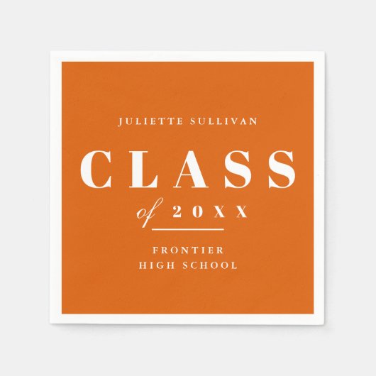 卒業ミニマル会 スタンダードカクテルナプキン (正面)
